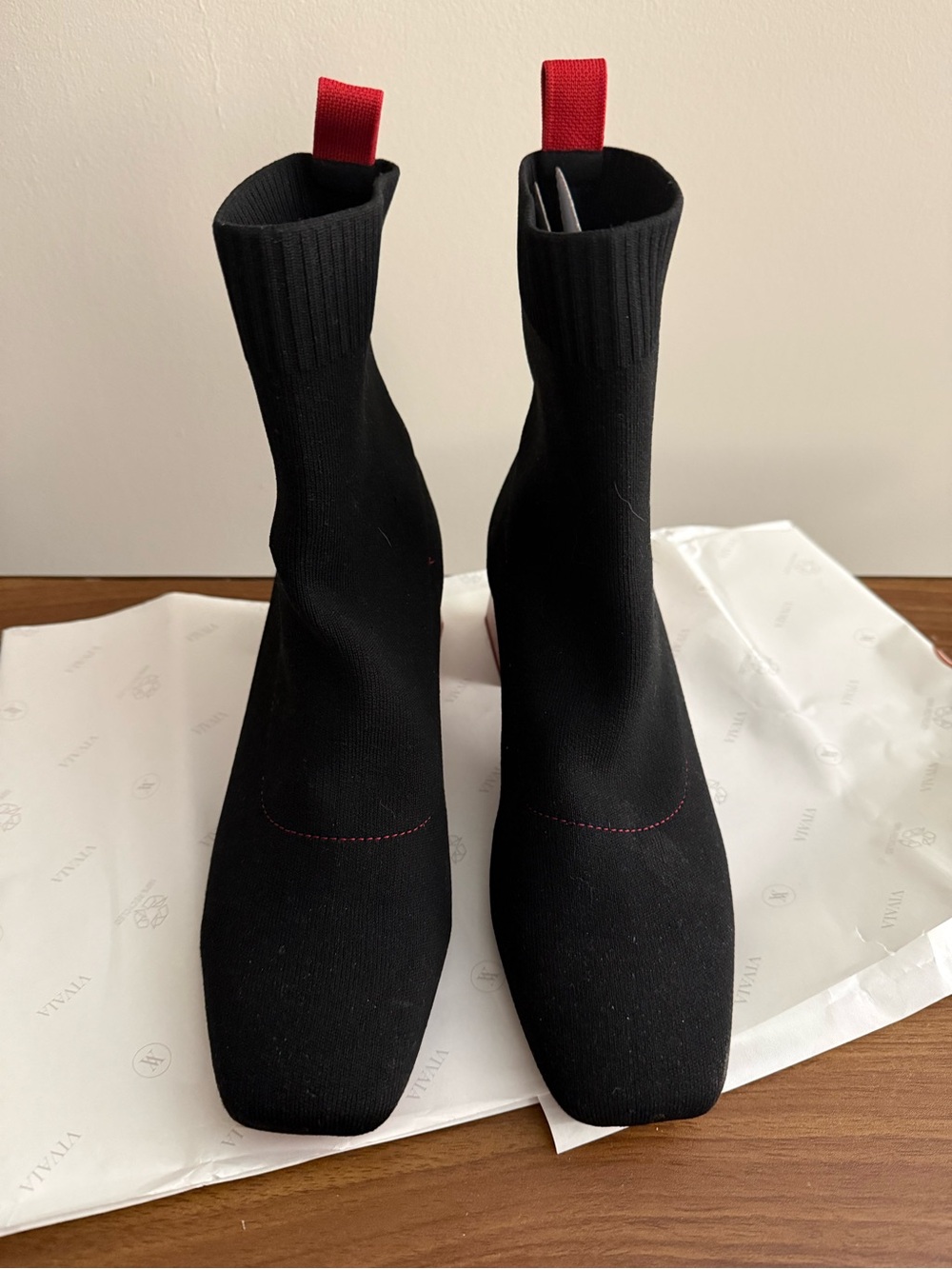 Vivaia Square-Toe Water-Repellent Block Heeled Boots (Regina Pro) - Picture 8 of 12